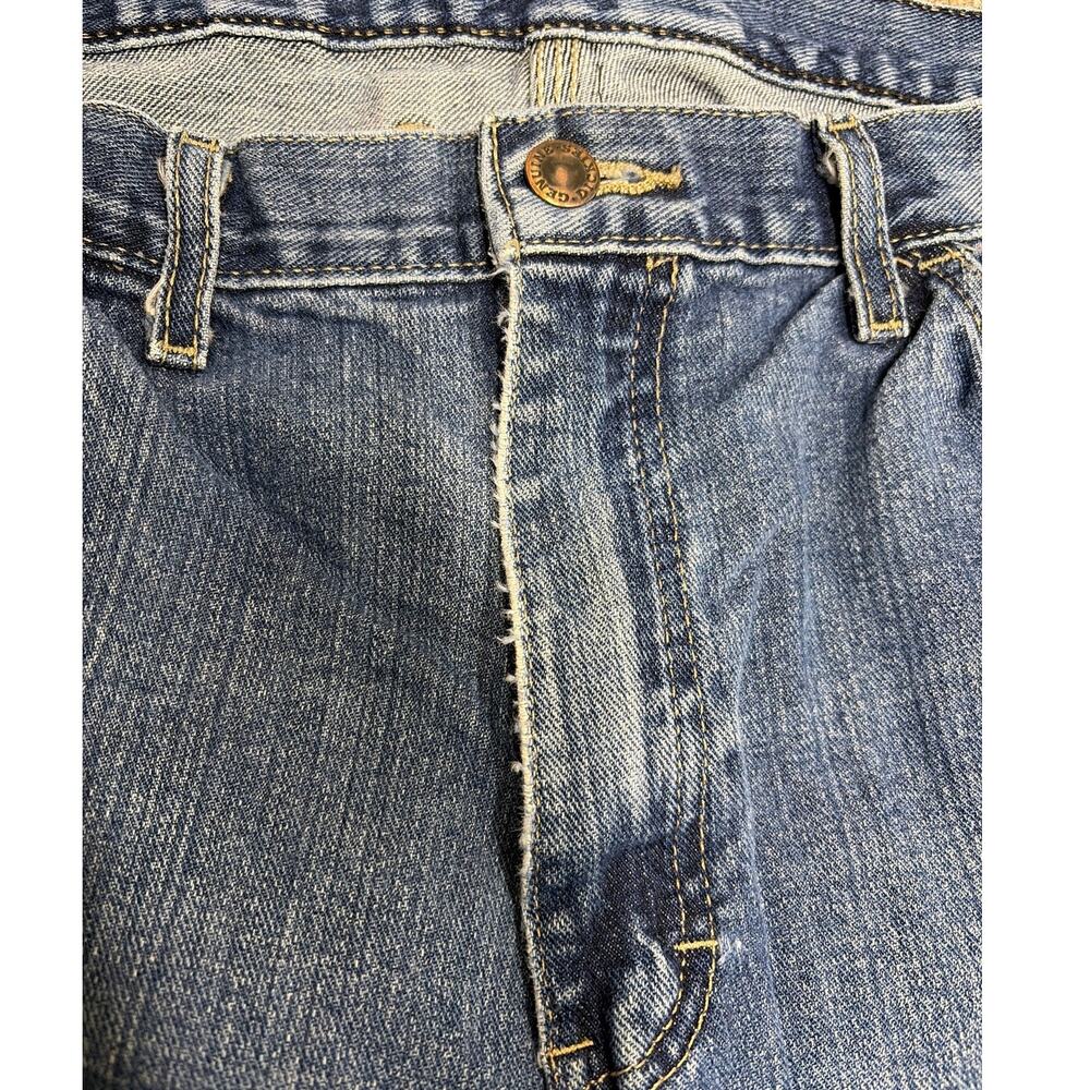 Dickies Jeans Mens 34x32 Blue Medium Wash Relaxed Fit Carpenter Workwear Classic - Picture 10 of 15